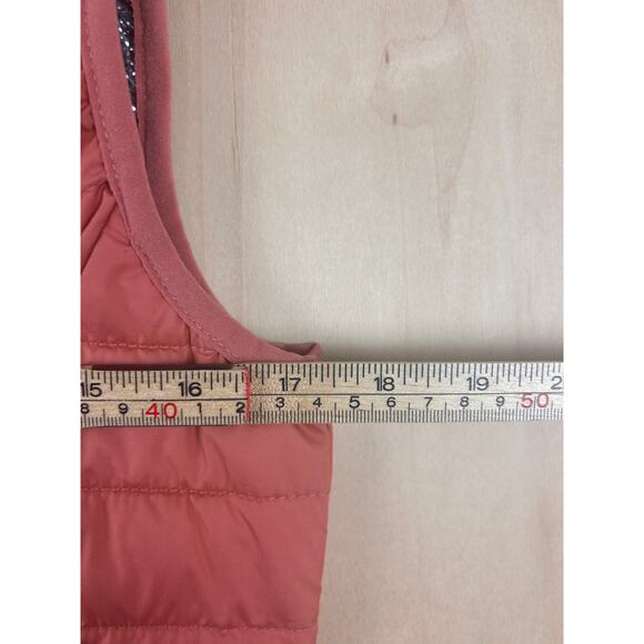 Columbia Women’s Omni-Heat Insulated Vest Medium Coral Zip Puffer - Picture 4 of 9